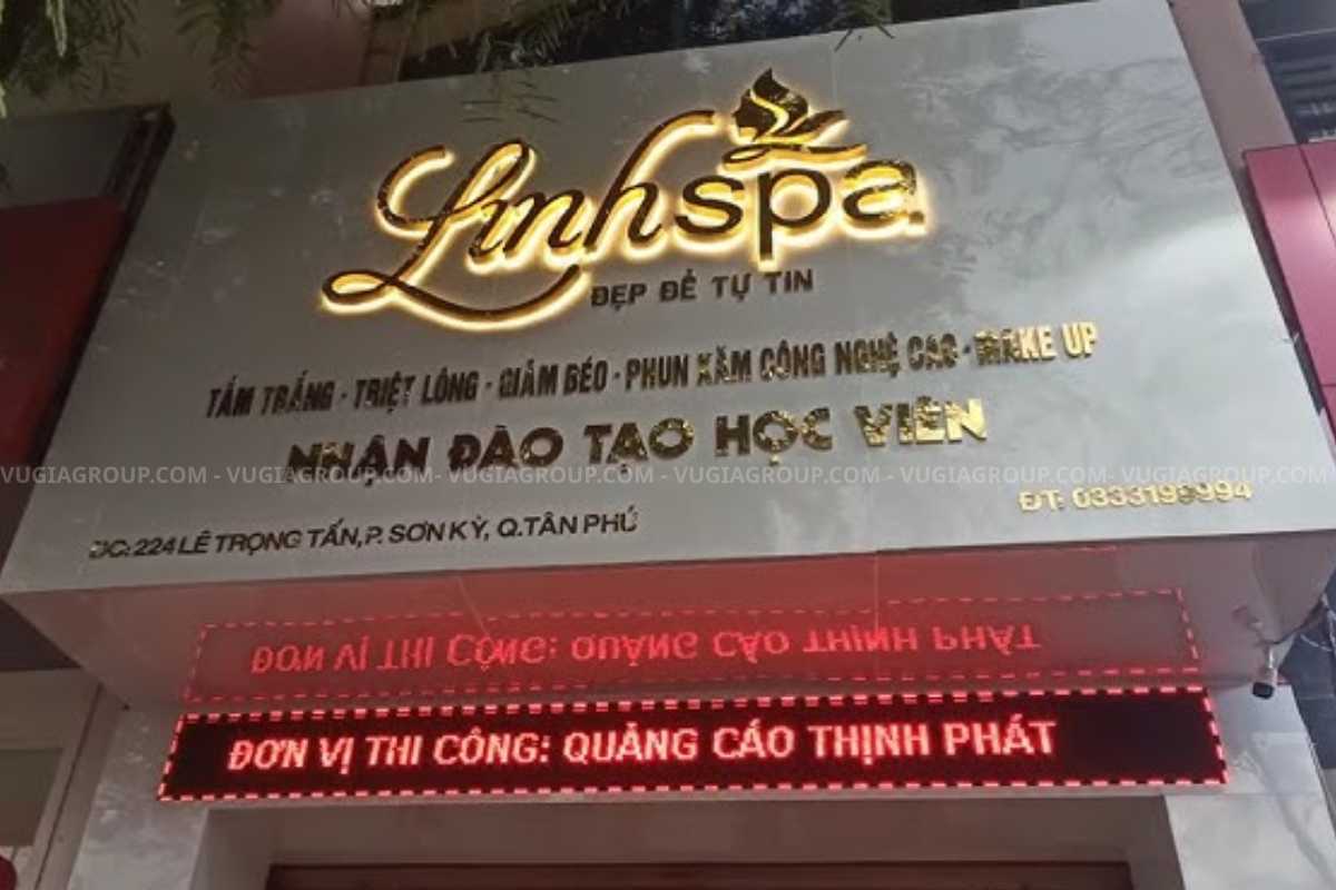 Bảng hiệu Spa 13