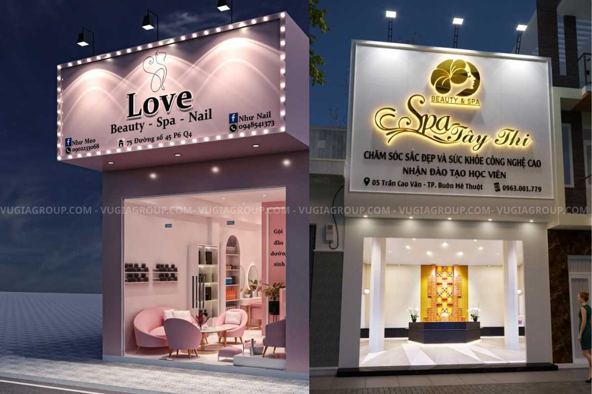 Bảng hiệu Spa 3