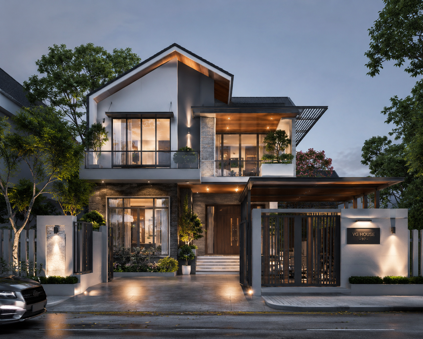 Mẫu thiết kế nhà trọn gói vũ gia