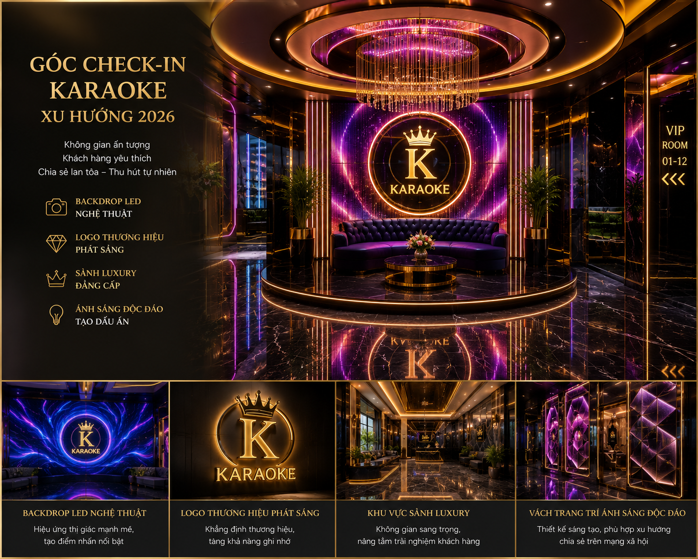 Tạo Không Gian Check-in Thu Hút