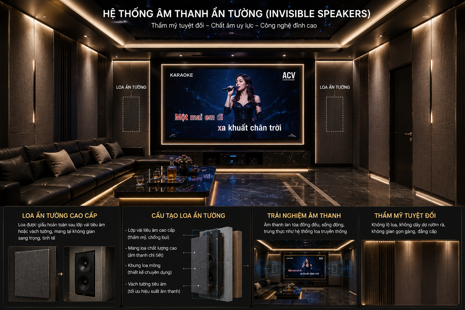 Hệ thống âm thanh ẩn tường