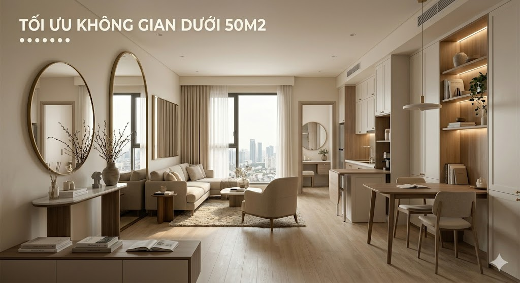 Tối ưu không gian 50m2