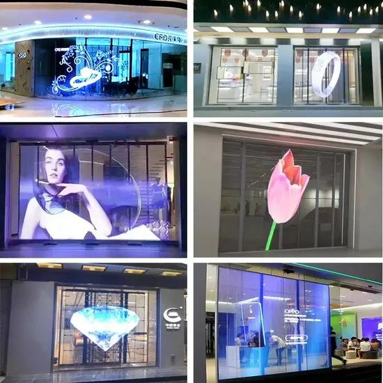 Màn hình LED trong suốt cho cửa hàng bán lẻ