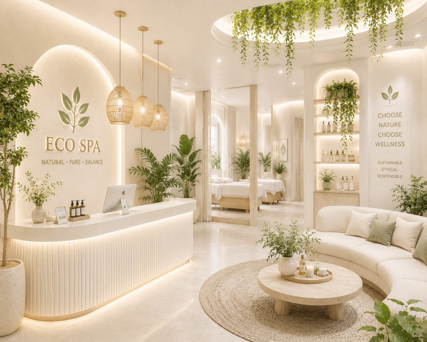 Thiết kế Eco Spa bền vững năm 2026