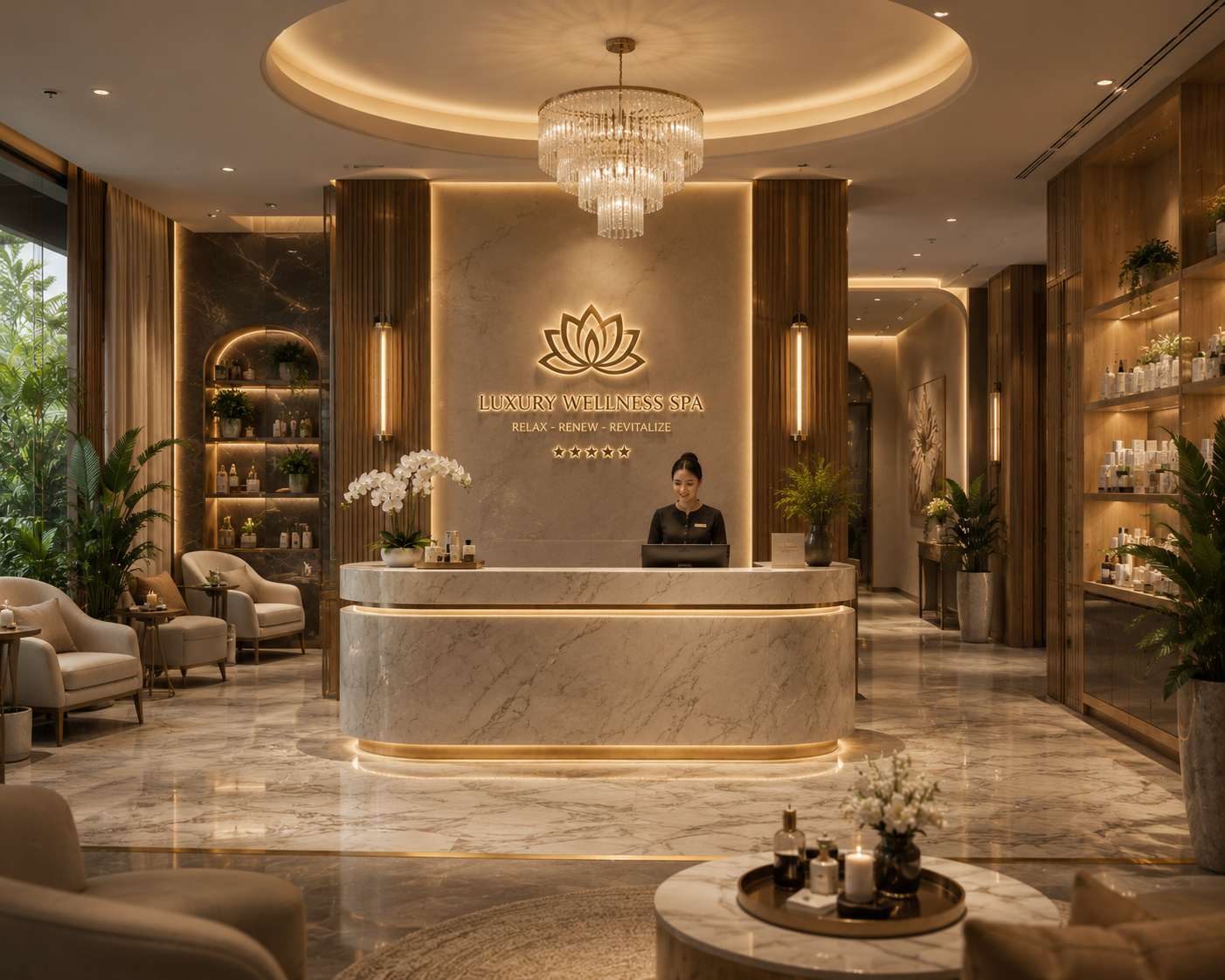 Thiết kế Luxury Wellness Spa cao cấp